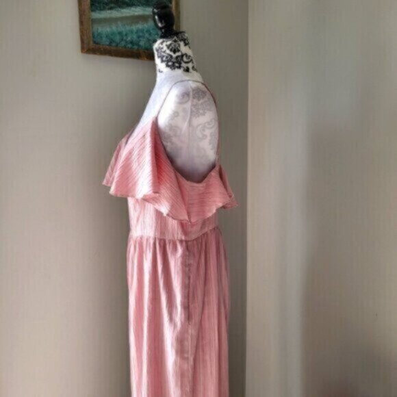 Pink Wide Leg Pantsuit / Jumpsuit NWT Women's Sz XL - Picture 8 of 16